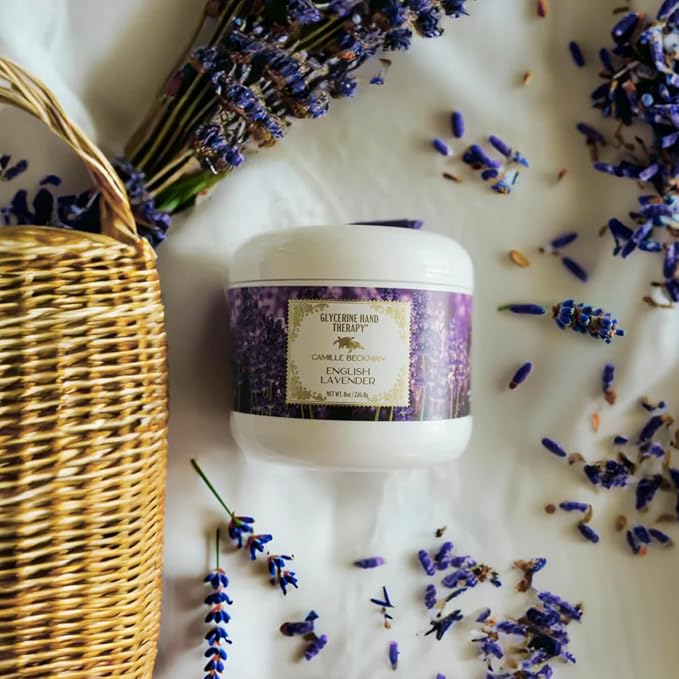 Camille Beckman Glycerine Hand Therapy Cream, English Lavender, 8 Ounce - Image 4