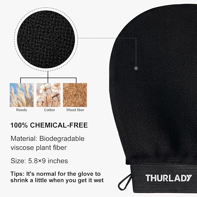 Exfoliating Glove, Korean Exfoliating Mitt Body Scrubber Exfoliator, 3 Pack - Image 7