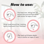 Microfiber Hair Towel Wrap for Women, Soft Lightweight Quick Dry Turban - Image 6