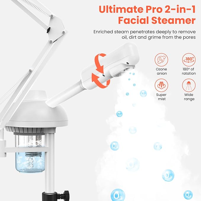 TASALON 2-in-1 Professional Facial Steamer - Image 3