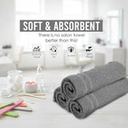 Hand Towels - Pack of 40, 16 x 27 Inches, 100% Cotton, Highly Absorbable - Image 7