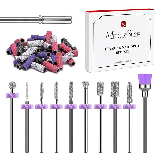 MelodySusie Nail Drill Bits, Nail Gel Polish Remover Tool by MelodySusie