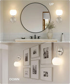 Brushed Nickel Battery Operated Wall Sconce Set of 2, Wireless Rechargeable - Image 7