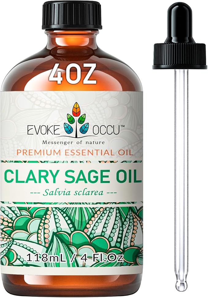 EVOKE OCCU Clary Sage Oil Essential Oil by enjoythesmellofnature