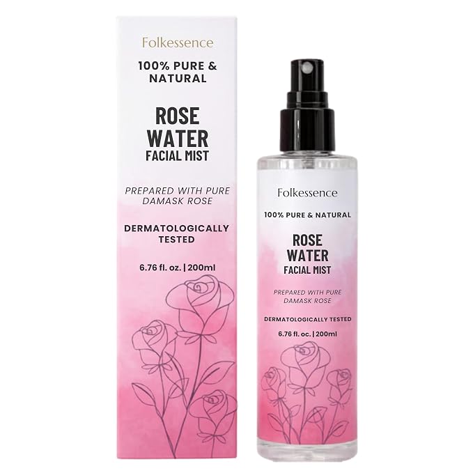 Folkulture Rose Water Spray for Face by FOLKULTURE