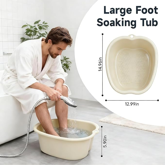 JOYMAY Foot Soaking Bath Basin, Soaking Tub, Large Basin, Feet Pedicure|Foot - Image 2