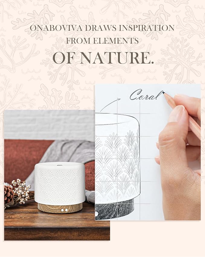 Essential Oil Diffuser - 280ml Ceramic Diffuser - Image 4