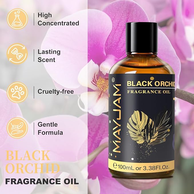 MAYJAM 100ML/3.38FL.OZ Black Orchid Fragrance Oils - Image 2