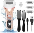 Electric Foot Callus Remover, Rechargeable Portable Electronic Foot File by Geopu