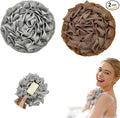 2-Pack Loofah Washcloth Combo 2-in-1, Exfoliating Soap Saver Pouch by Unknown