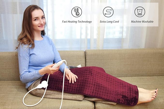 Ruqiji 17''x33'' XXXL King Size Heating Pad - Image 5