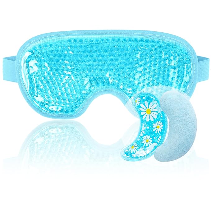 NEWGO Cooling Eye Mask for Puffy Eyes, Cold Eye Mask Eye Ice Pack for After by NEWGO