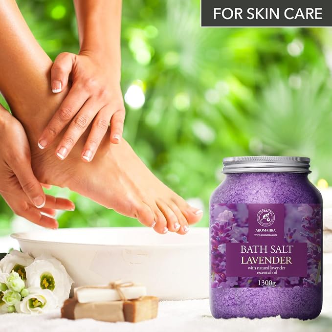 Sea Salt Lavender with Natural Lavender Essential Oil 46 Oz - Image 7