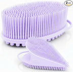 Avilana Premium Body Scrubber and Face Brush Set by Avilana