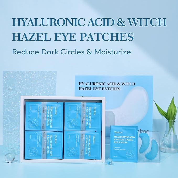 Yeokoe Under Eye Patches for Dark Circles, Puffy Eyes, 20 Pairs Face Masks - Image 2