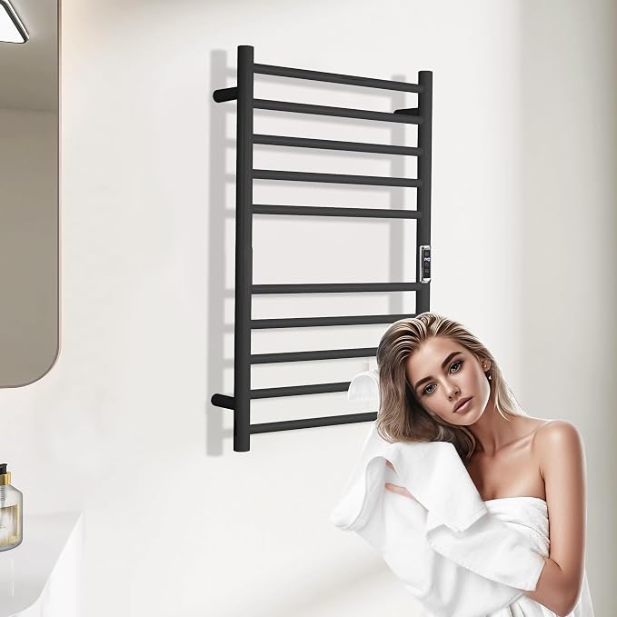 Heated Towel Racks for Bathroom, Wall Mounted Electric Towel Warmer Racks - Image 5