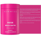 Calming Rose Coconut Milk Bath Soak Moisturize Soften Skin Honey Jasmine - Image 8