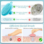 Silicone Back & Body & Face Scrubber Set 3PCS, Gentle Exfoliating Back & Body - Image 6