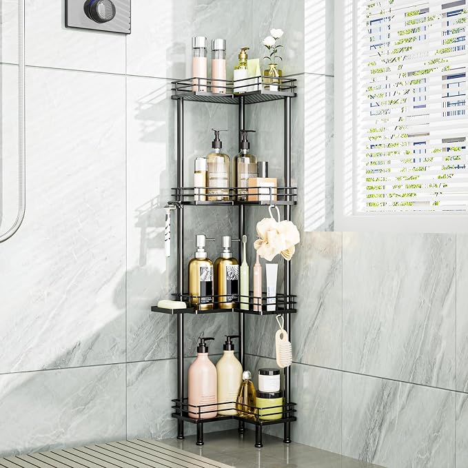 Consumest Corner Shower Caddy Standing by Consumest