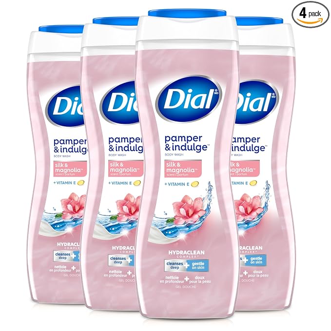 Dial Body Wash, Pamper & Indulge, Silk & Magnolia, 16 fl oz by DialSoap