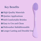 REVEX Silicone Face Mask Applicator, Face Scrubber, Exfoliating Pore Scrubber - Image 2
