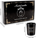 12 Pack Scented Black Candles Gift Set, Natural Soy Wax Aromatherapy Candles - Image 2