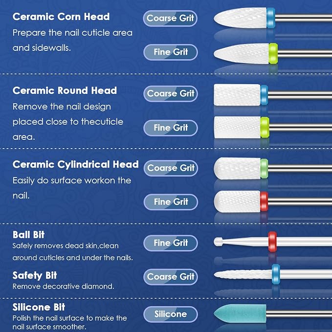 21pcs Nail Drill Bits Sets - Image 3