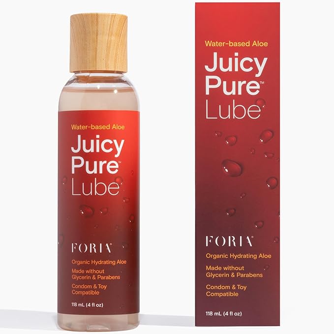 FORIA Juicy Pure Lube Water-Based Hydrating Aloe Lube by Foria