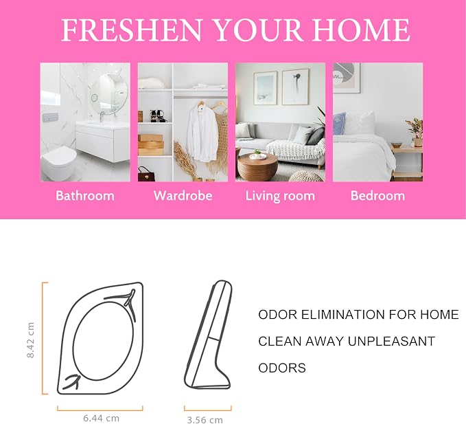 Air Freshener for Home, 4 Pack, Odor Eliminator for Small Area Closets Bathroom - Image 2