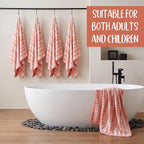 SmoothNovelty 16 Pack Microfiber Bath Towels Bulk 27'' x 60'' Oversized Size - Image 5