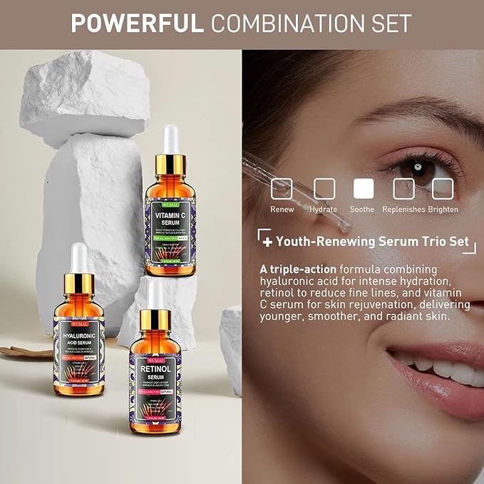 3 Pack Face Serum Set - Image 2