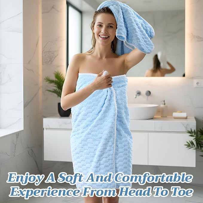 Gilprop 12 Pcs Soft Bath Towels Set - Image 5