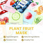 Kaely 6 Pack Honey Face Masks for Kids, Kids Face Mask Spa Day Kit Supplies - Image 2