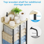 Towel Racks for Bathroom Wall Mounted, 3 Bar Wall Towel Rack for Rolled Towels - Image 7