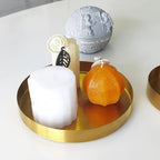 Freelove Round Serving Tray, Perfume Organizer Candle Organization Centerpieces - Image 3