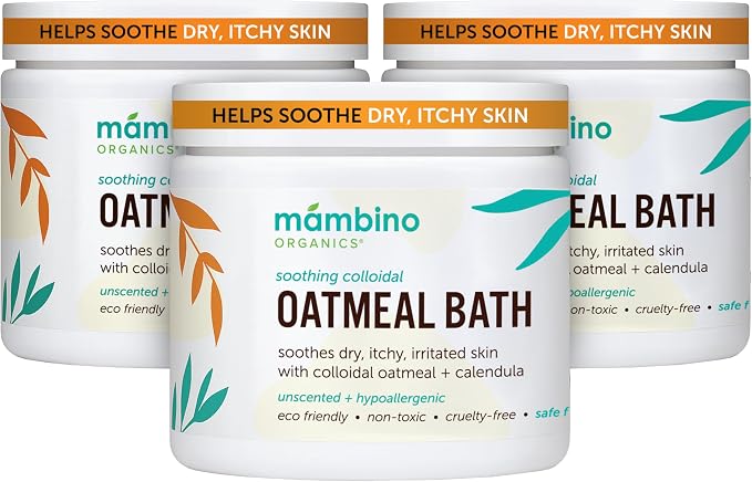 Mambino Organics Soothing Colloidal Oatmeal Bath Soak Powder, by MambinoOrganics
