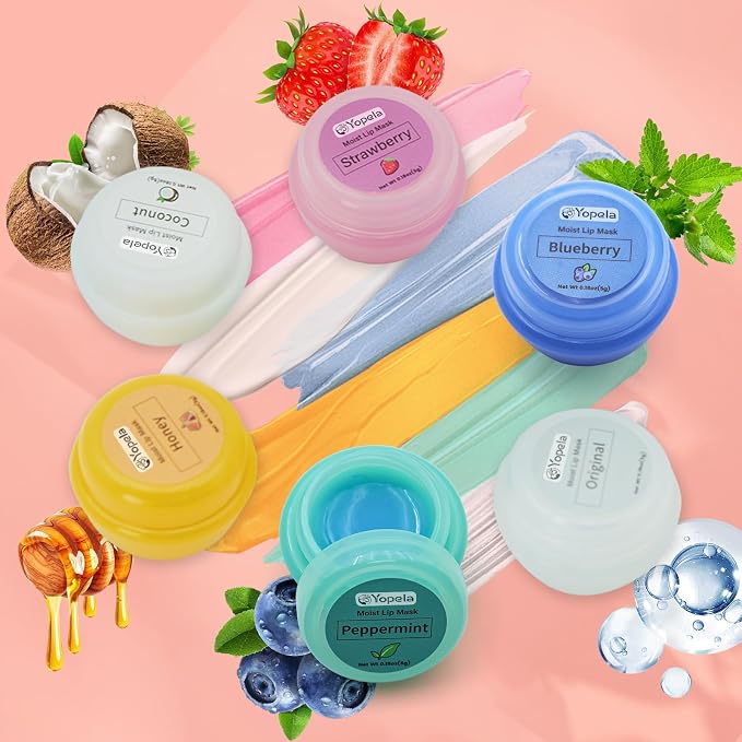6 Pack Cute Lip Mask Sleeping Overnight - Image 2