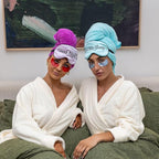 VOLO Hero Capri Blue Hair Towel | Ultra Soft, Super Absorbent, Quick Drying - Image 6