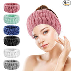6PCS Spa Headband for Women – Soft Terry Cloth Hairband for Facial Makeup by Unknown