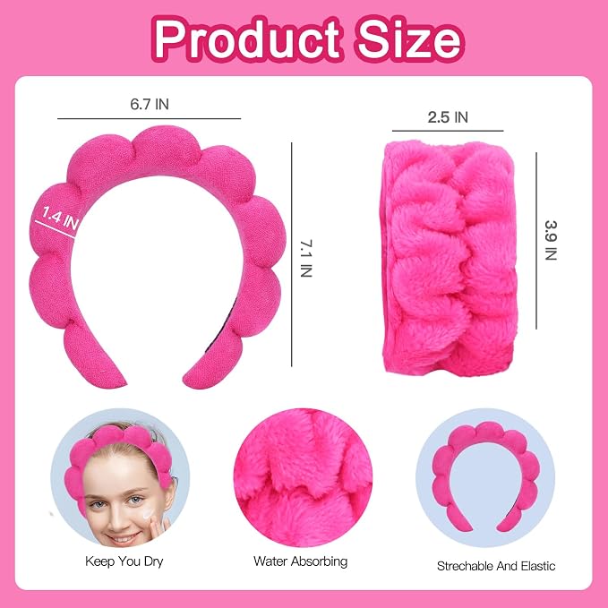 Beleki Spa Headband & Wristband Set - Image 2
