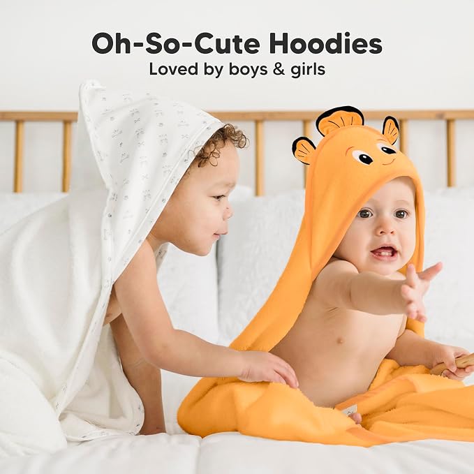 KeaBabies Hooded Baby Towel for Newborn - Image 7
