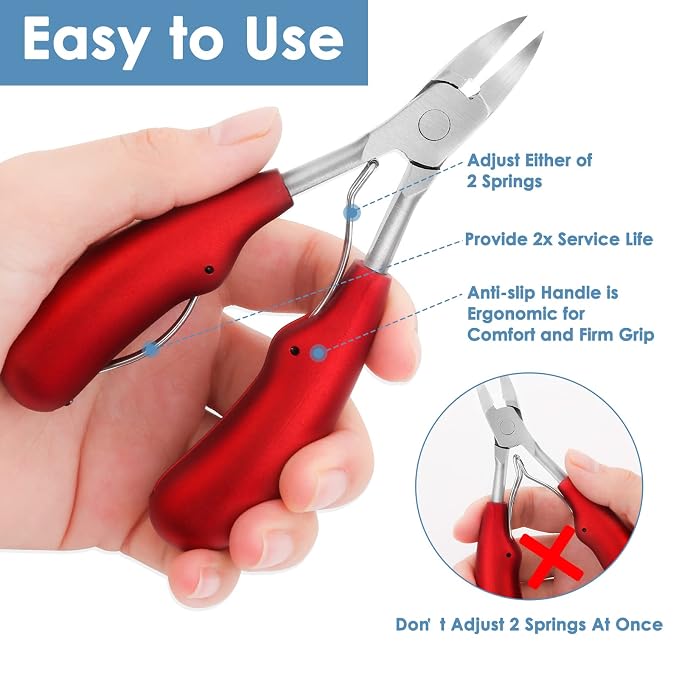 Modacraft Podiatrist Toenail Clippers, Professional Thick & Ingrown Toe Nail - Image 5