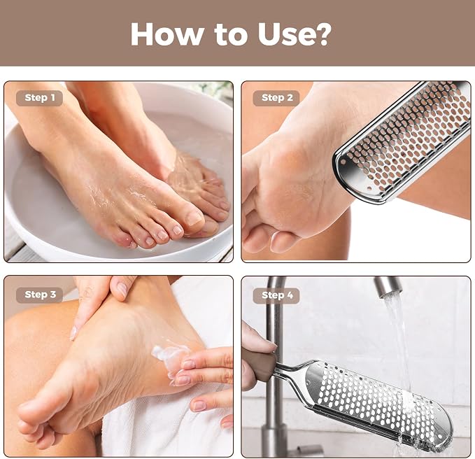 Foot File Foot Scrubber Pedicure - Image 6