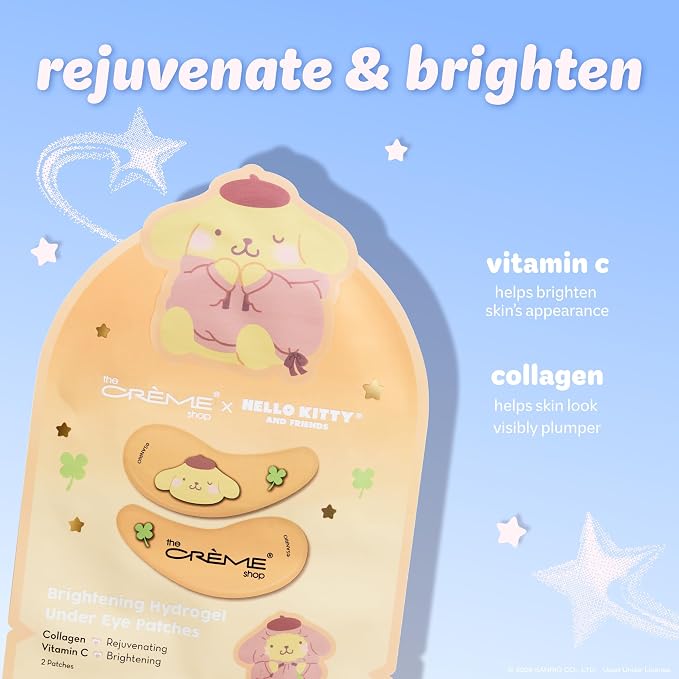 The Crème Shop x Pompompurin Under Eye Patches, Hydrogel Under Eye Mask - Image 2