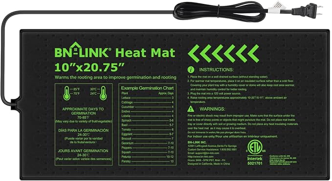 BN-LINK Durable Seedling Heat Mat by BN-LINK