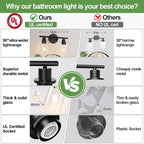 Zarbitta 2-Light Bathroom Light Fixtures, Bathroom Wall Lamp - Image 2