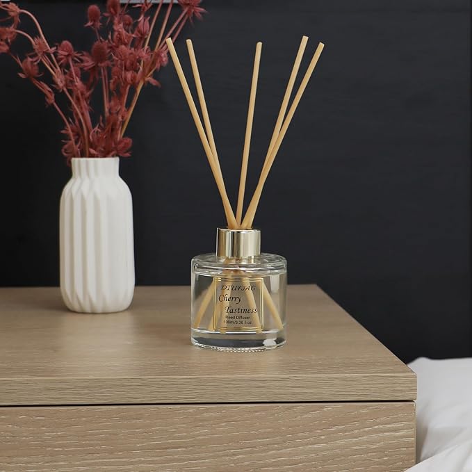 100ml Scent Diffuser with 6 Fiber Sticks, 3.5 oz Reed Diffuser Set Aromatherapy - Image 2