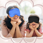 BBTO 4 Pcs Silk Sleep Eye Masks Smooth Soft Satin Eye Covers - Image 5