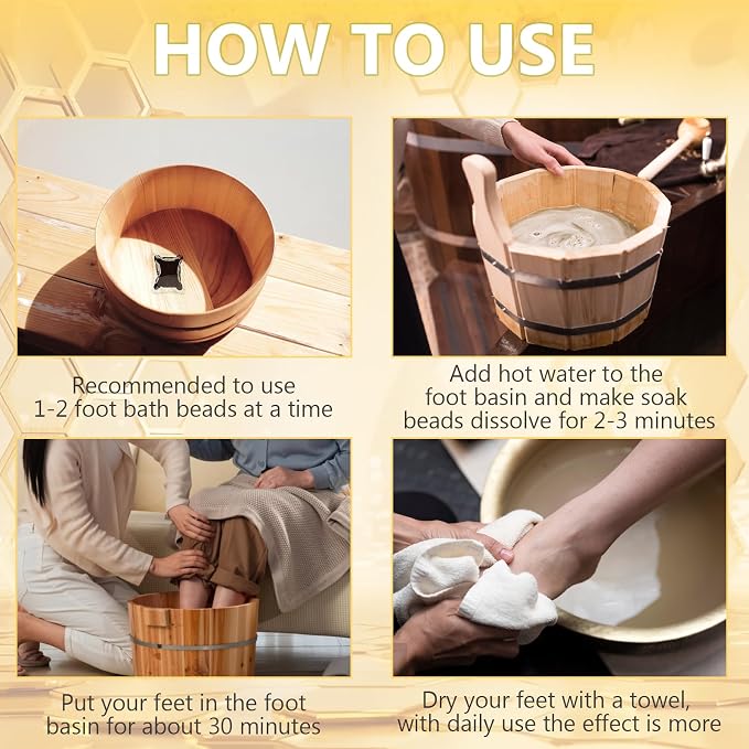 Bee Venom Foot Soak Beads, L-ymphatic Drainage & Foot Soak Beads - Image 7