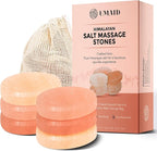 UMAID Himalayan Salt Massage Stones 6-Pack – Mothers Day Gifts by UMAID